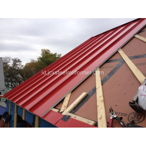 Galvanized Steel Double Layer Roofing Tile Membuat Mesin